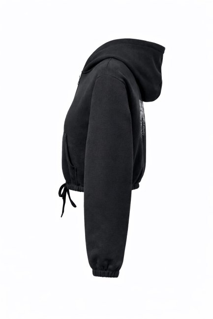 KIDS Hoodie Jacket  black - MCC Design Verlauf